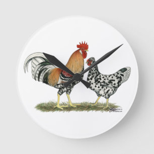 Horloge Ronde Poulets islandais