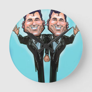 Horloge Ronde Poupées de gâteau Mariage gay