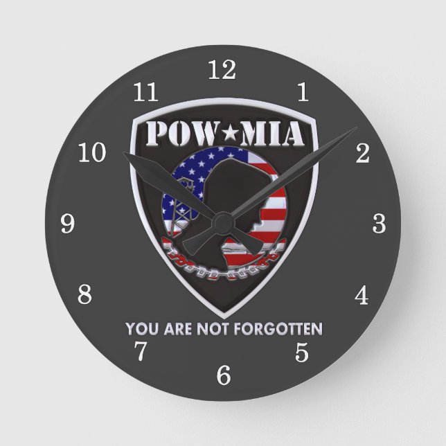 HORLOGE RONDE POW MIA (Recto)