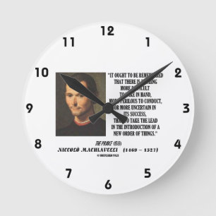 Horloge Ronde Prenez la tête dans le nouvel ordre d'introductio