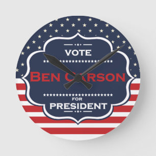 Horloge Ronde président ben carson