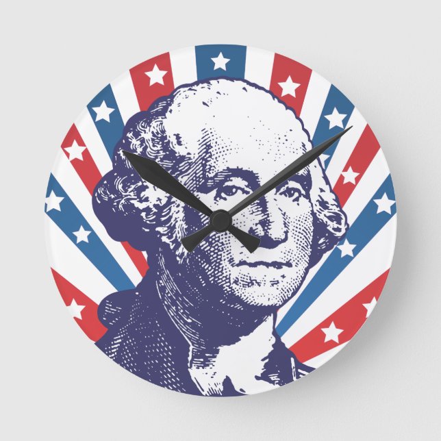 Horloge Ronde président George Washington (Recto)