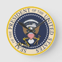 Presidential Seal : Wall Clock