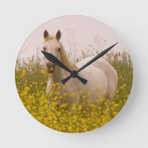 Horloge Ronde Printemps