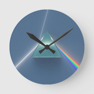 Horloge Ronde Prisme optique Refroidissement et réflexion lumièr