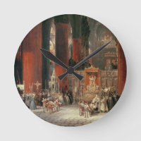 Procession à la cathédrale de Séville, 1833 (huile