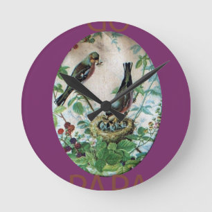 Horloge Ronde Produit customize Papa Time simple basic needs