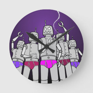 Horloge Ronde Produits de RÉVOLTE de bot-Huggers !