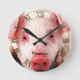 Horloge Ronde Professionnel de porc