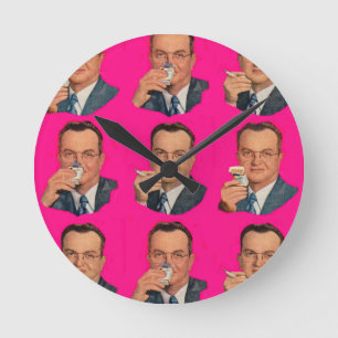 Horloge Ronde Profitez de la fumée, profitez du pack