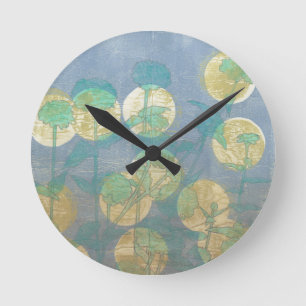 Horloge Ronde Projecteur I floral
