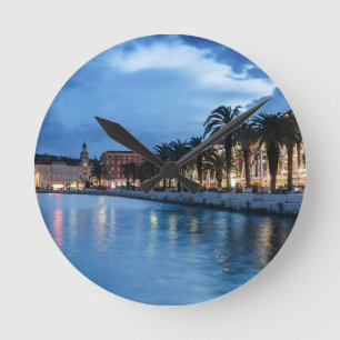 Horloge Ronde Promenade de Split en Croatie