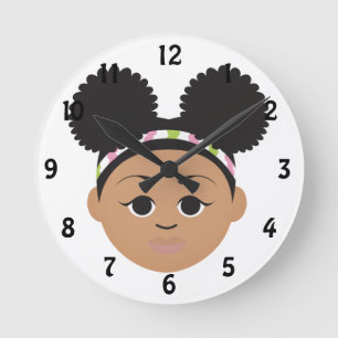 Horloge Ronde #Proud2BNaturalMe #NaturalHair #AKA Enfants
