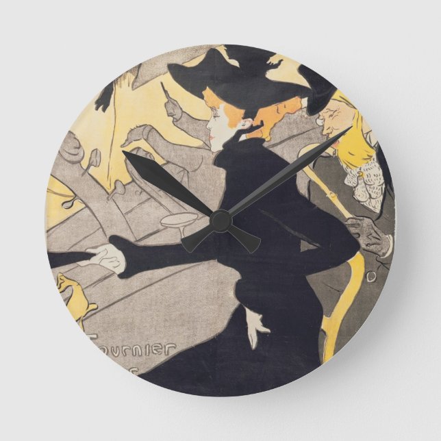 Horloge Ronde Publicité par affichage de Henri De (Recto)