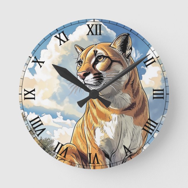 Horloge Ronde Puma I Cougar (Recto)