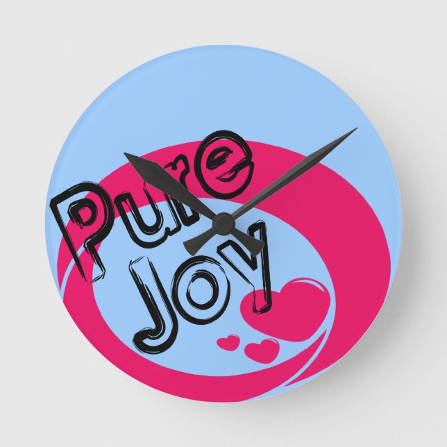 Horloge Ronde Pure Joy Clock (Recto)