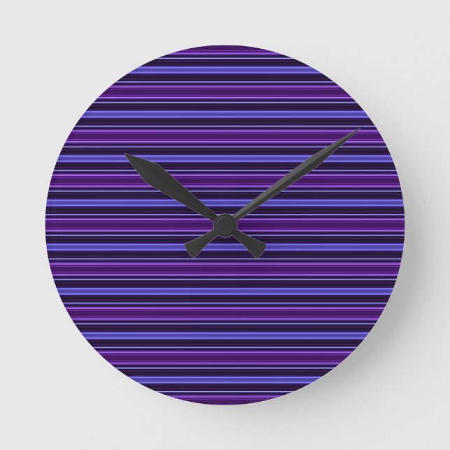 Horloge Ronde Purples répartis (Recto)