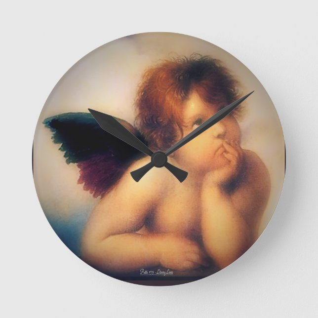 Horloge Ronde Putti Angel (Recto)