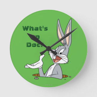Horloge Ronde QU’EST-CE QUE LE DOC?™ BOGS BUNNY™ Rabbit Hole