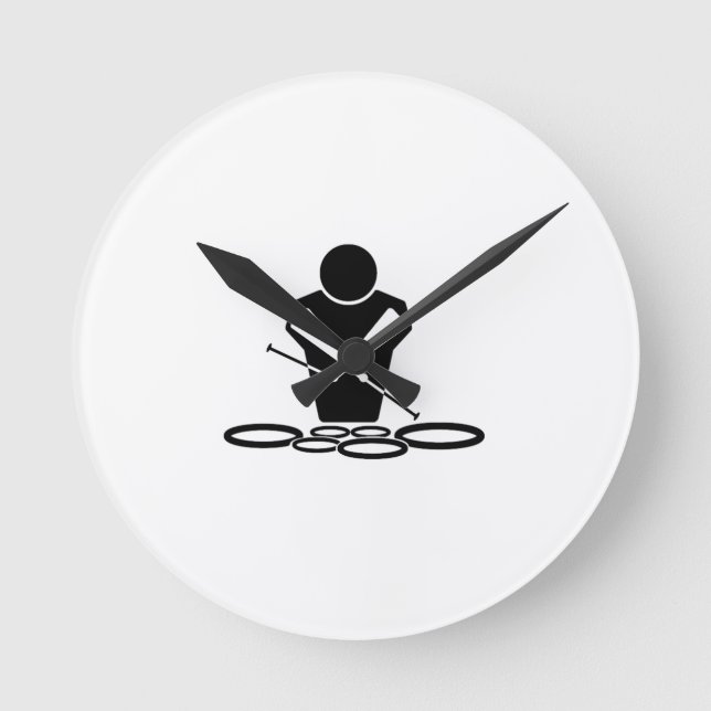 Horloge Ronde Quads - Tambours à l'intention des locataires - To (Recto)