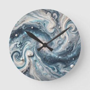 Horloge Ronde Quand les étoiles obtiennent l'art