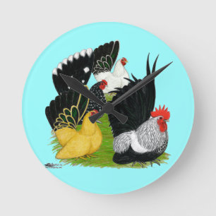 Horloge Ronde Quatuor japonais Bantam