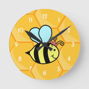 Horloge Ronde Queen Bee