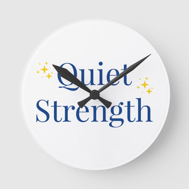 Horloge Ronde Quiet Strength (Recto)