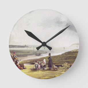 Horloge Ronde Quillebeuf, des "vues sur la Seine", gravée par