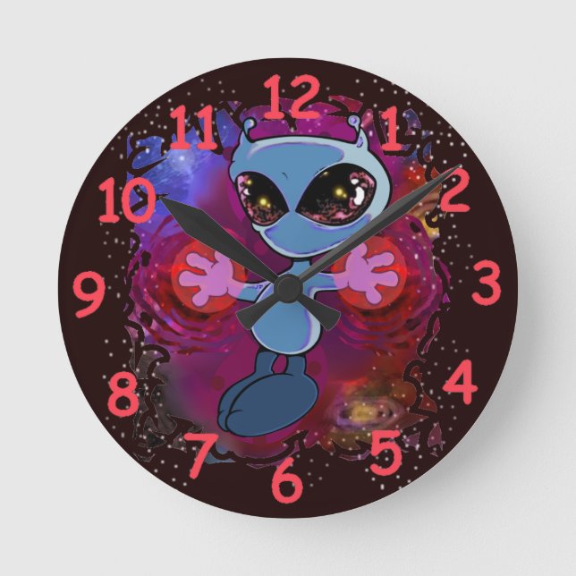 Horloge ronde Qwiby (Recto)