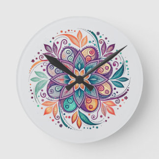 Horloge Ronde “Radiant Harmony Mandala"