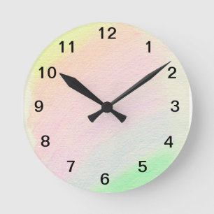 Horloge Ronde Rainbow