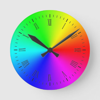 Horloge Ronde Rainbow