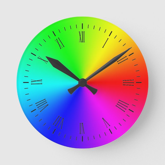 Horloge Ronde Rainbow (Recto)