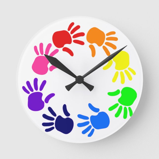 Horloge Ronde Rainbow (Recto)