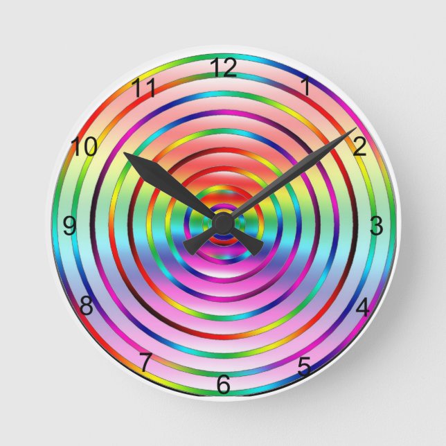 Horloge Ronde Rainbow (Recto)