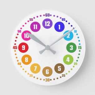 Horloge Ronde rainbowatch Lernuhr K12-AU-EU