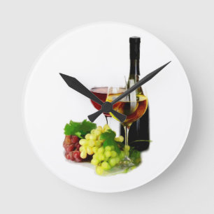 Horloge Ronde Raisins de cuve
