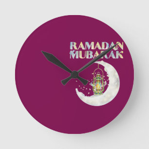 Horloge Ronde Ramadan Moubarak