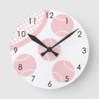 Raquette de balle de tennis rose Pastel moderne