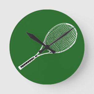 Horloge Ronde raquette de tennis