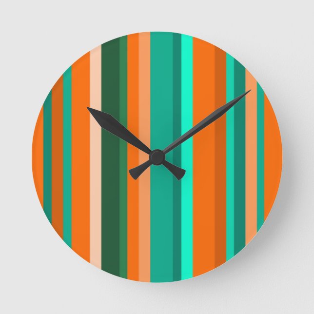 Horloge Ronde Rayures (Recto)