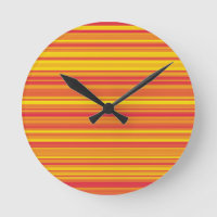 Rayures Orange Rouge Jaune