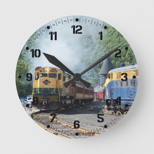 Horloge Ronde Reading Lines ALCO C-630 #5308       (Recto)