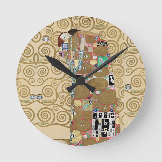 Horloge Ronde Réalisation, Gustav Klimt (Recto)