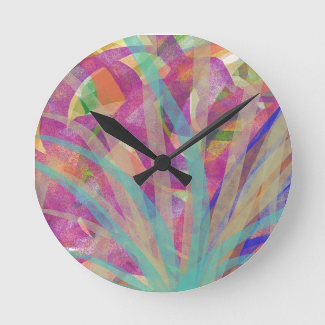 Horloge Ronde Récif Joyeux (Recto)