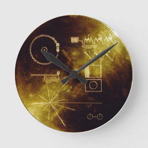 Horloge Ronde Record d'or du Voyager