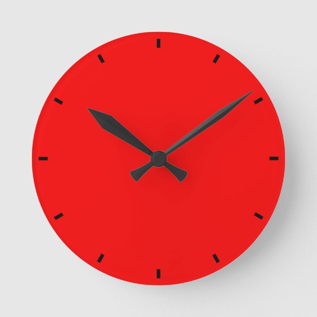 Horloge Ronde Red Power (Recto)