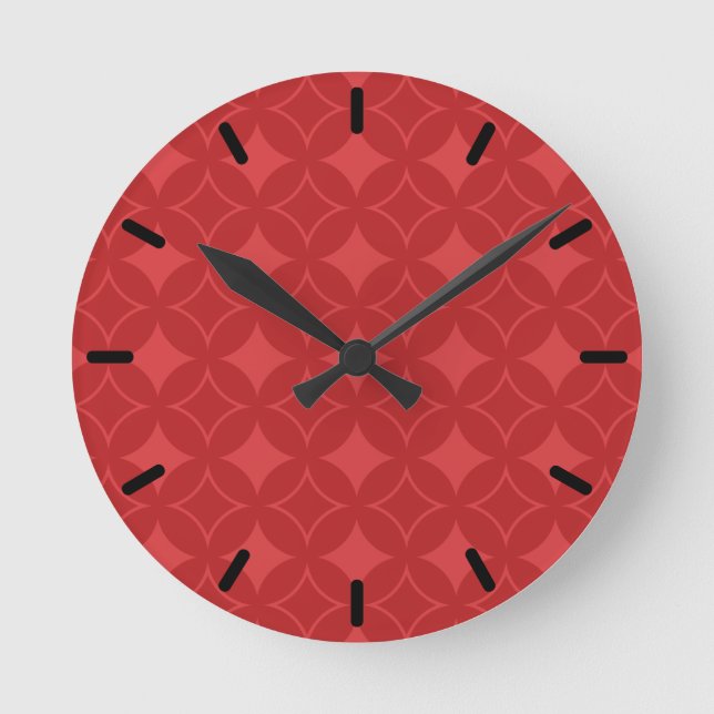 Horloge Ronde Red shippo pattern (Recto)