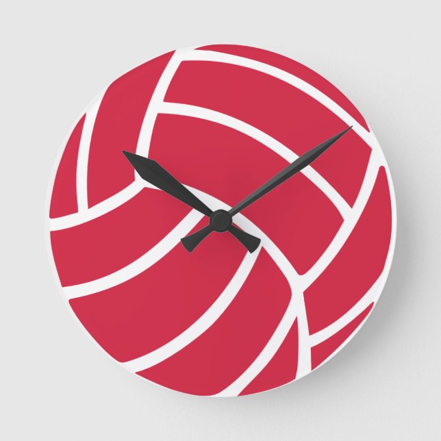 Horloge Ronde Red volley (Recto)
